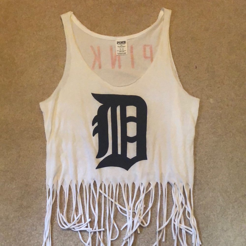 PINk Victoria Secret with 5th&ocean Detroit Tank